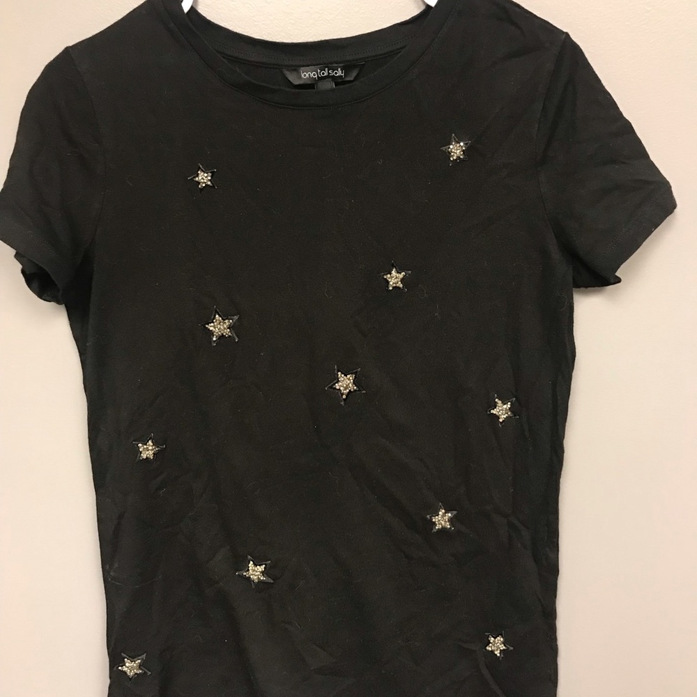 Long Tall Sally Star Diamanté Tee
